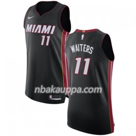 Miami Heat Dion Waiters 11 Nike 2017-18 Musta Pelipaidat Swingman - Miesten